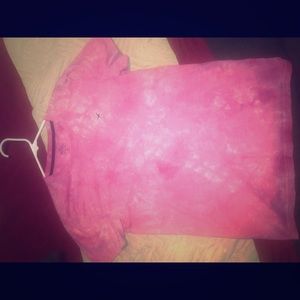 Hollister Men’s Pink T-Shirt